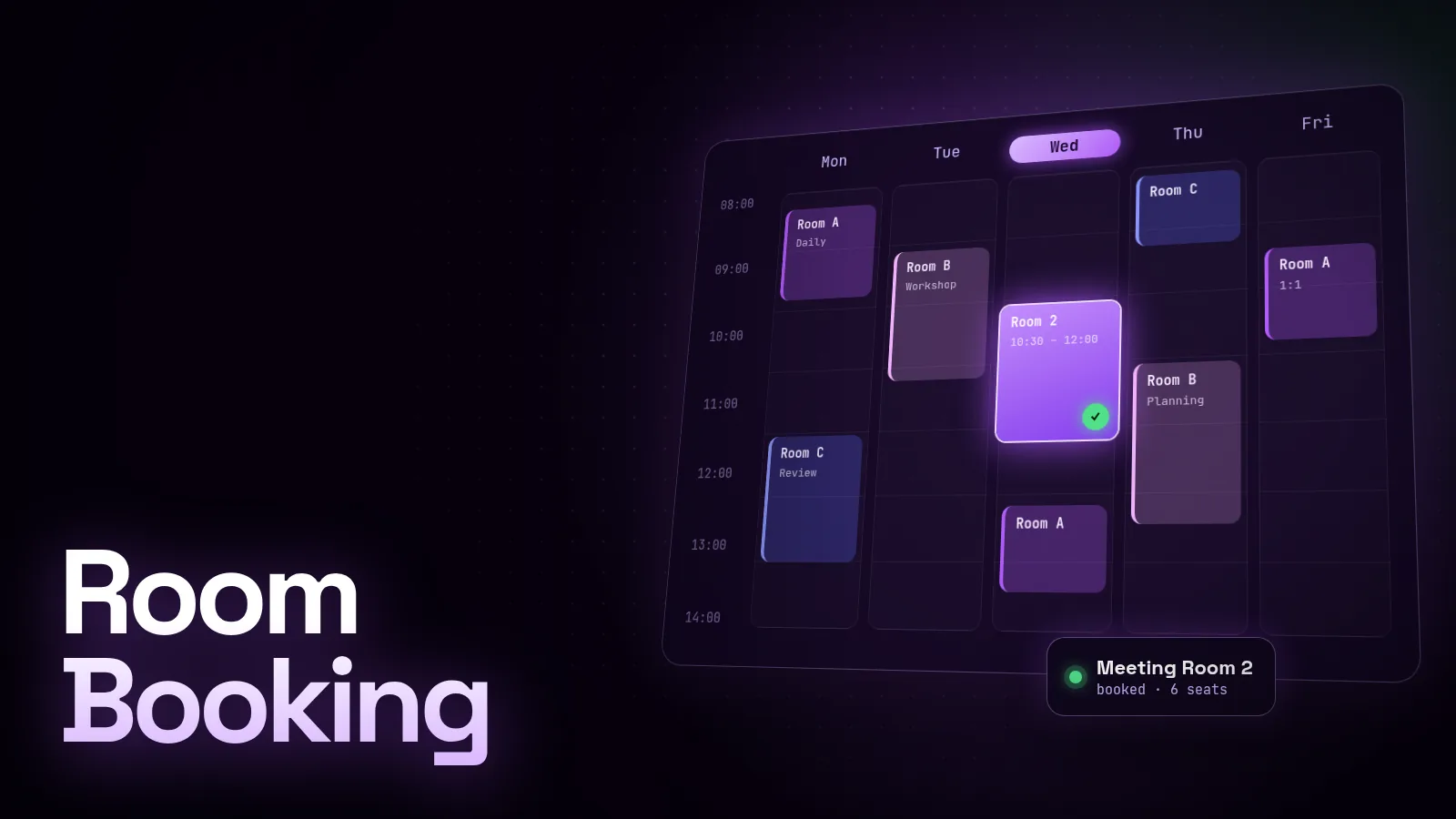 Room Booking banner
